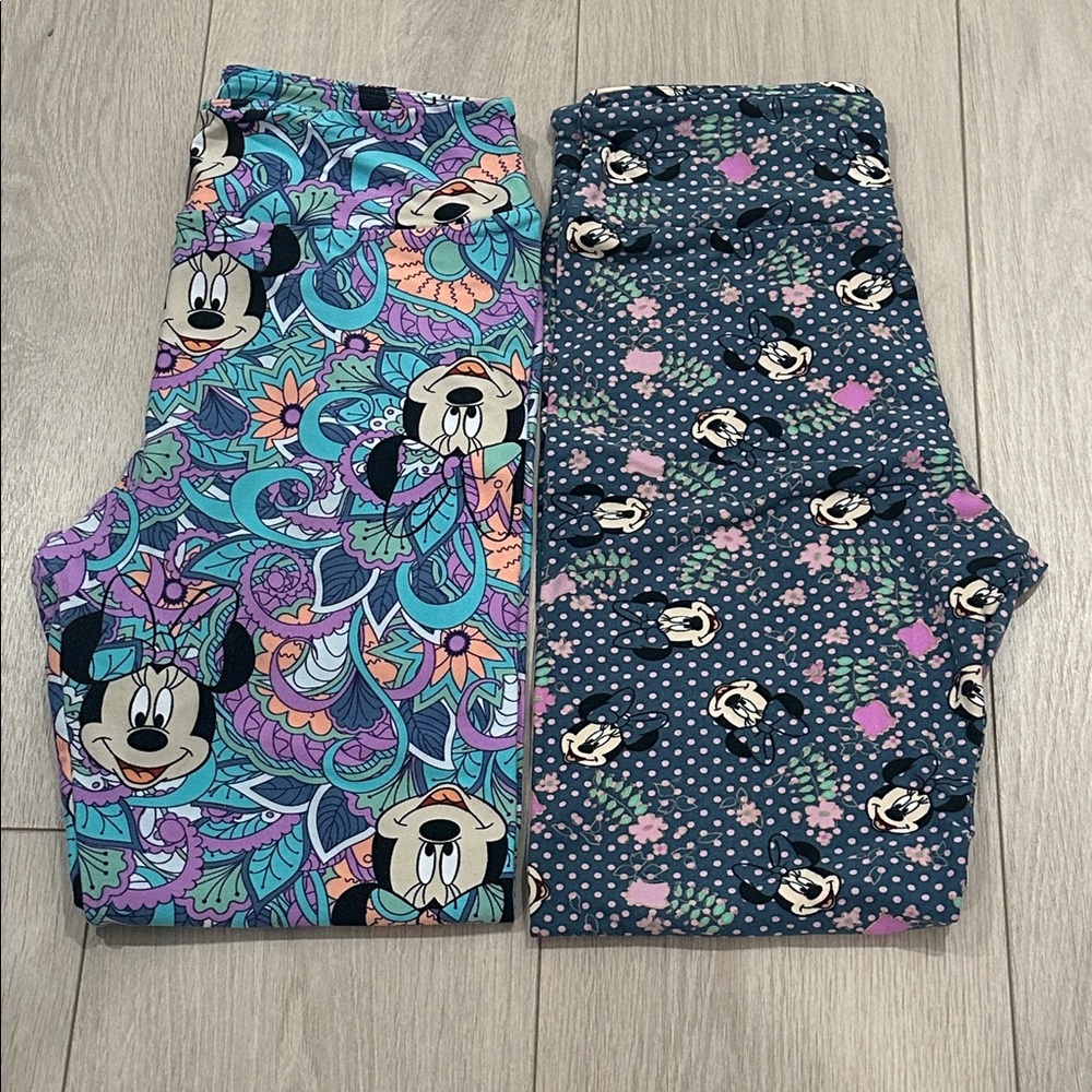 LuLaRoe Disney Minnie Mouse Leggings Set